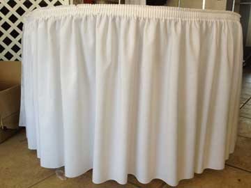 Table Skirting 29 ‘x 8′ or 29″x13’